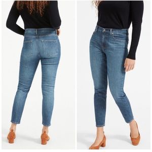 Everlane High Rise Skinny Jean in Mid Blue Size 30 Regular